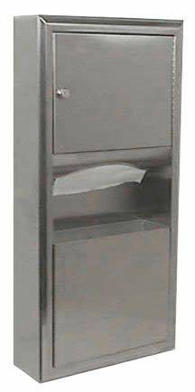 Paper Towel Dispenser and Waste Receptacle - B-369 and B-3699