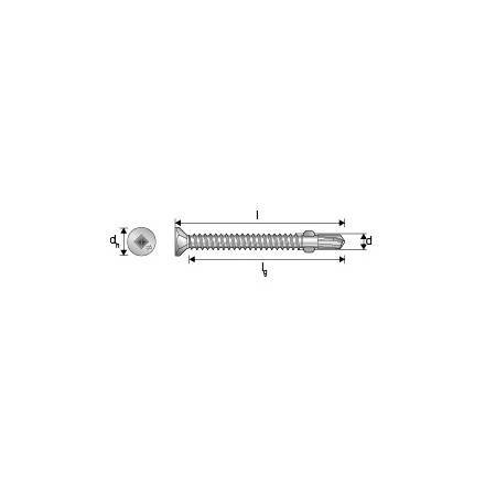 SSBFHSD: Bi-Metal (A4/Carbon Steel) Timber to Steel Screw