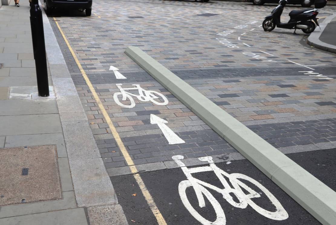 Cycle Segregation Unit  - Concrete Kerb