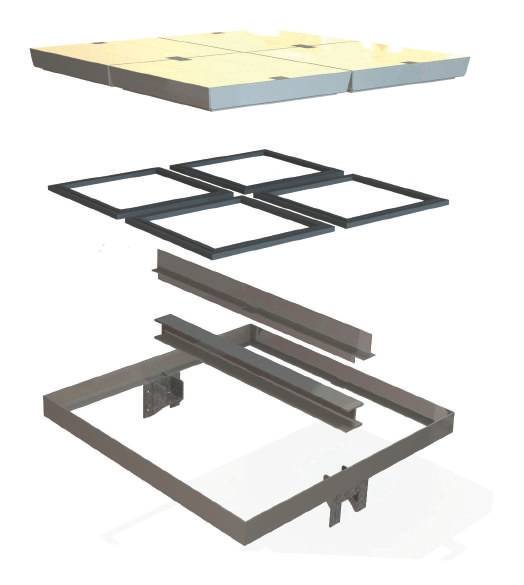 Kent Multi Tray Internal Manhole (KMHD1200/600)