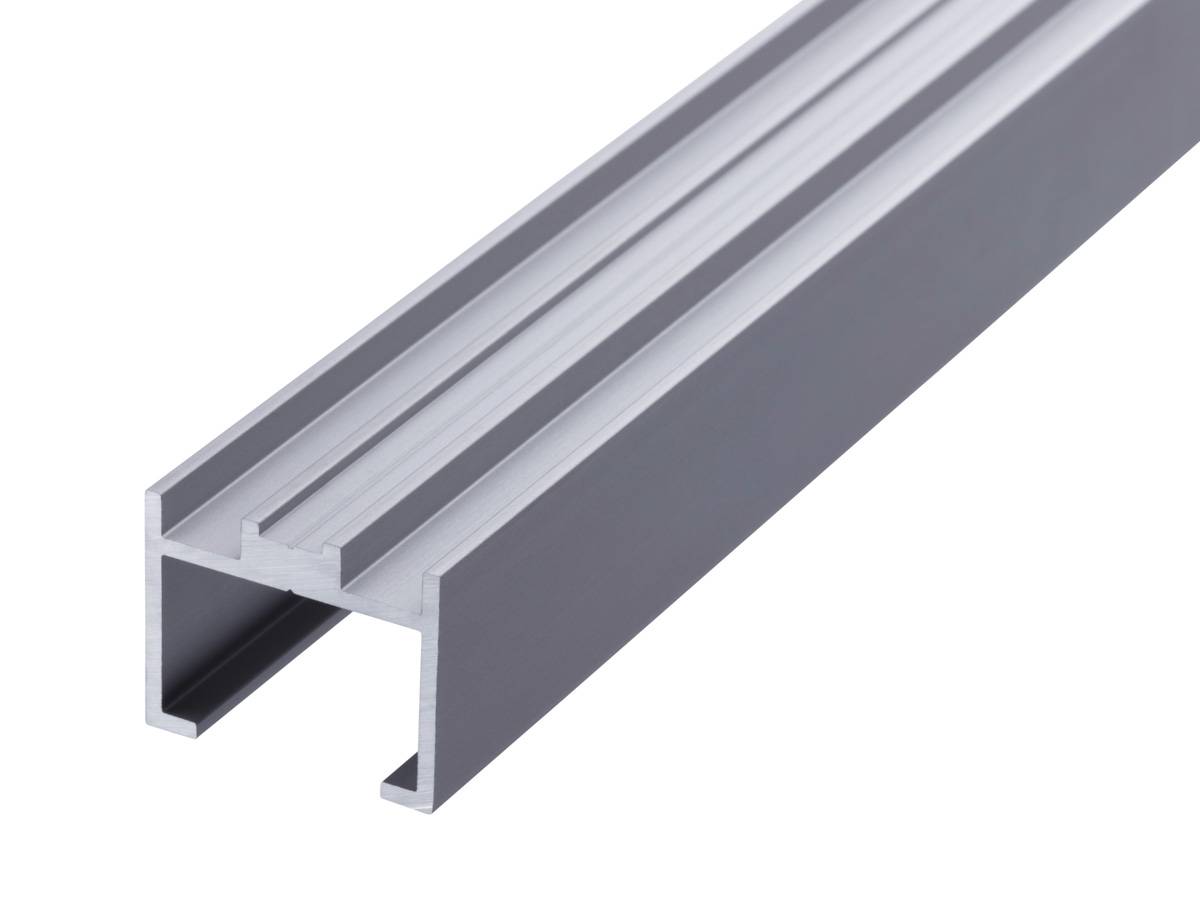 6 / 8mm Aluminium Glazing Channel - Glazing Channels for 6/8mm Glass