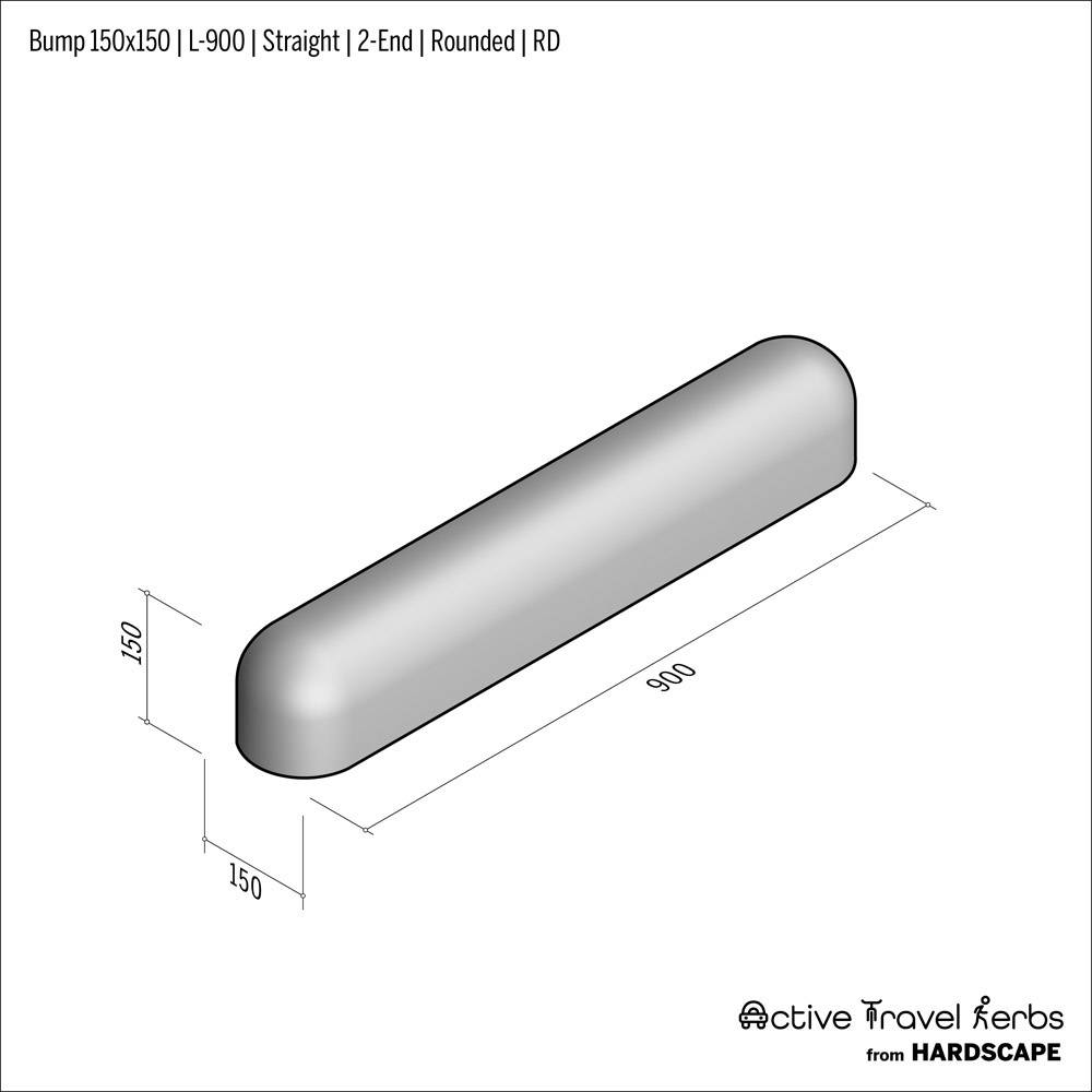 Active Travel Kerb - Bump - Concrete Kerb