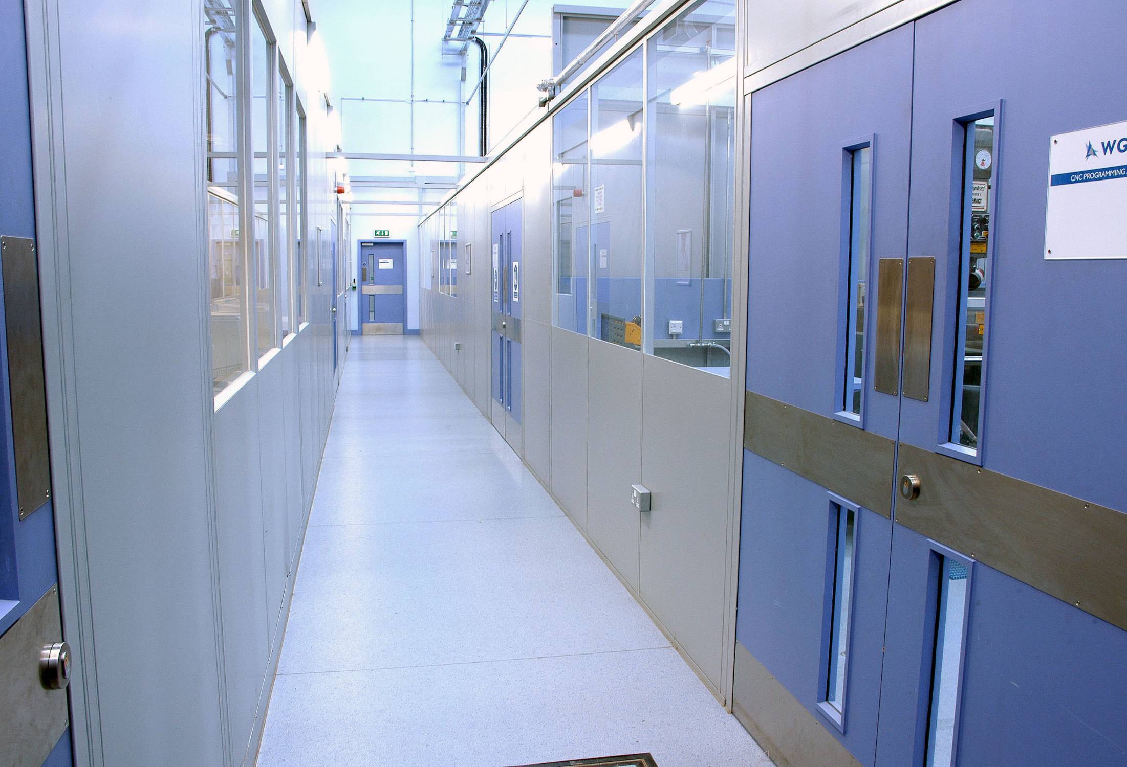 Elan Double Skin Steel Partitioning - Modular steel partitioning