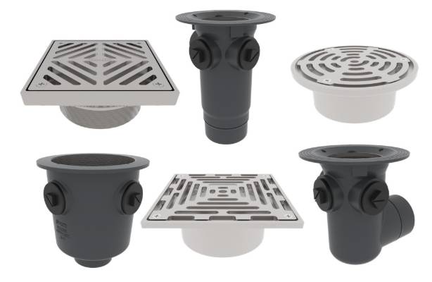 Vortx Cast Iron Floor Drains