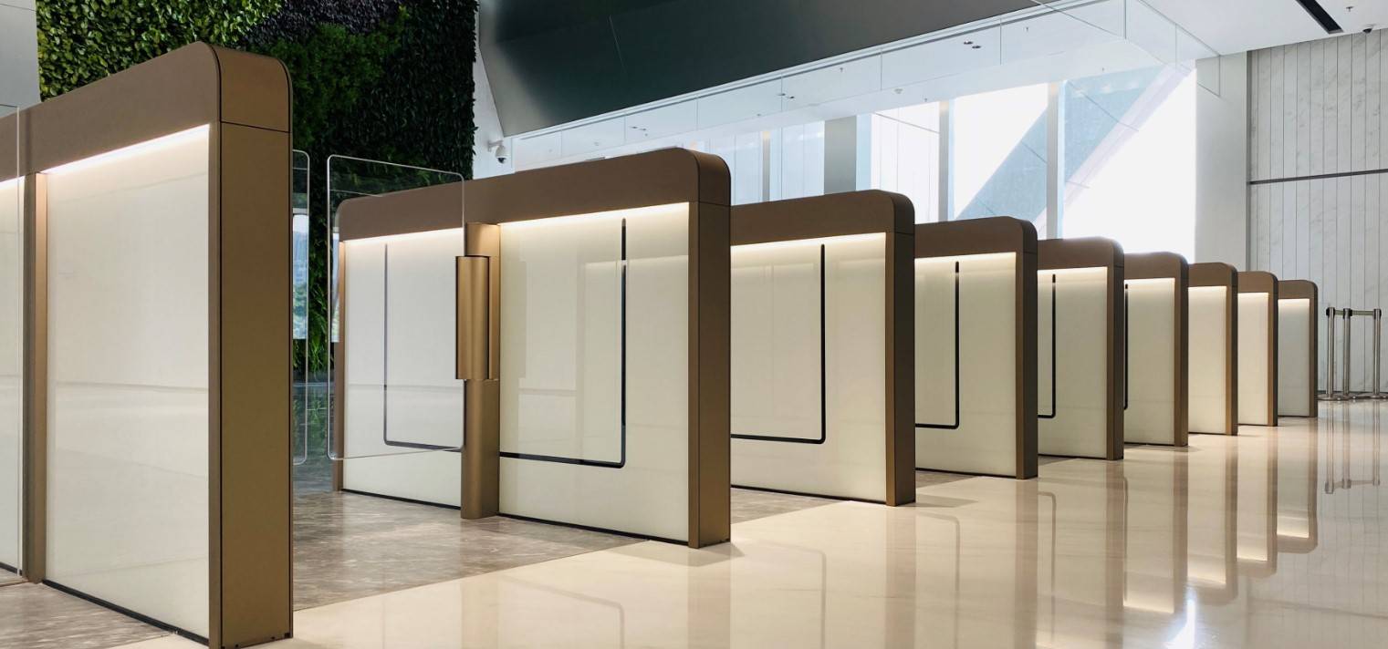 Argus 80 Sensor Speed Gates - Sensor Barriers for Entrance Foyers