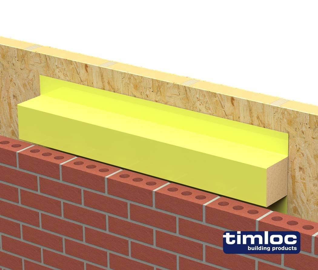 TIMFRSTOP 60-Minute Fire-Rated Cavity Stop Sock Timber-Masonry