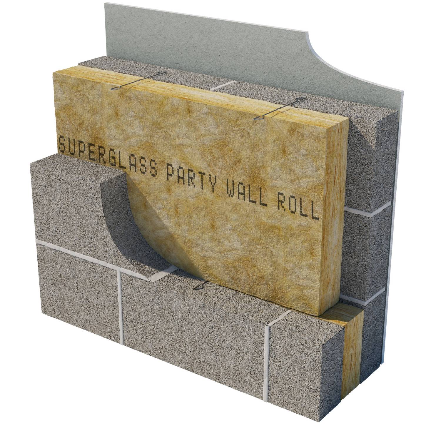 Superglass Party Wall Roll - Party Wall Insulation