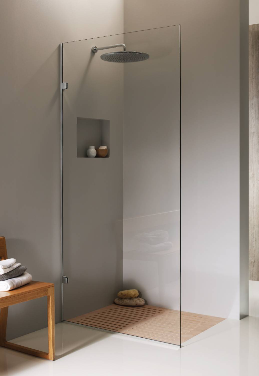 Monaco Shower Enclosure - Frameless Walk-in Panel