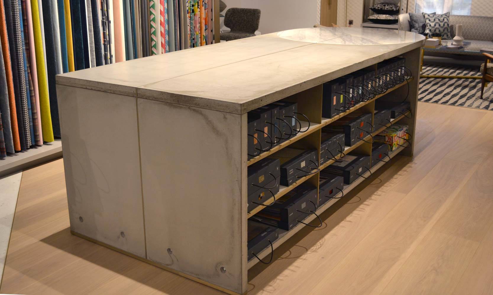 Concrete Reception Desks | LIVING CONCRETE LTD | NBS Source