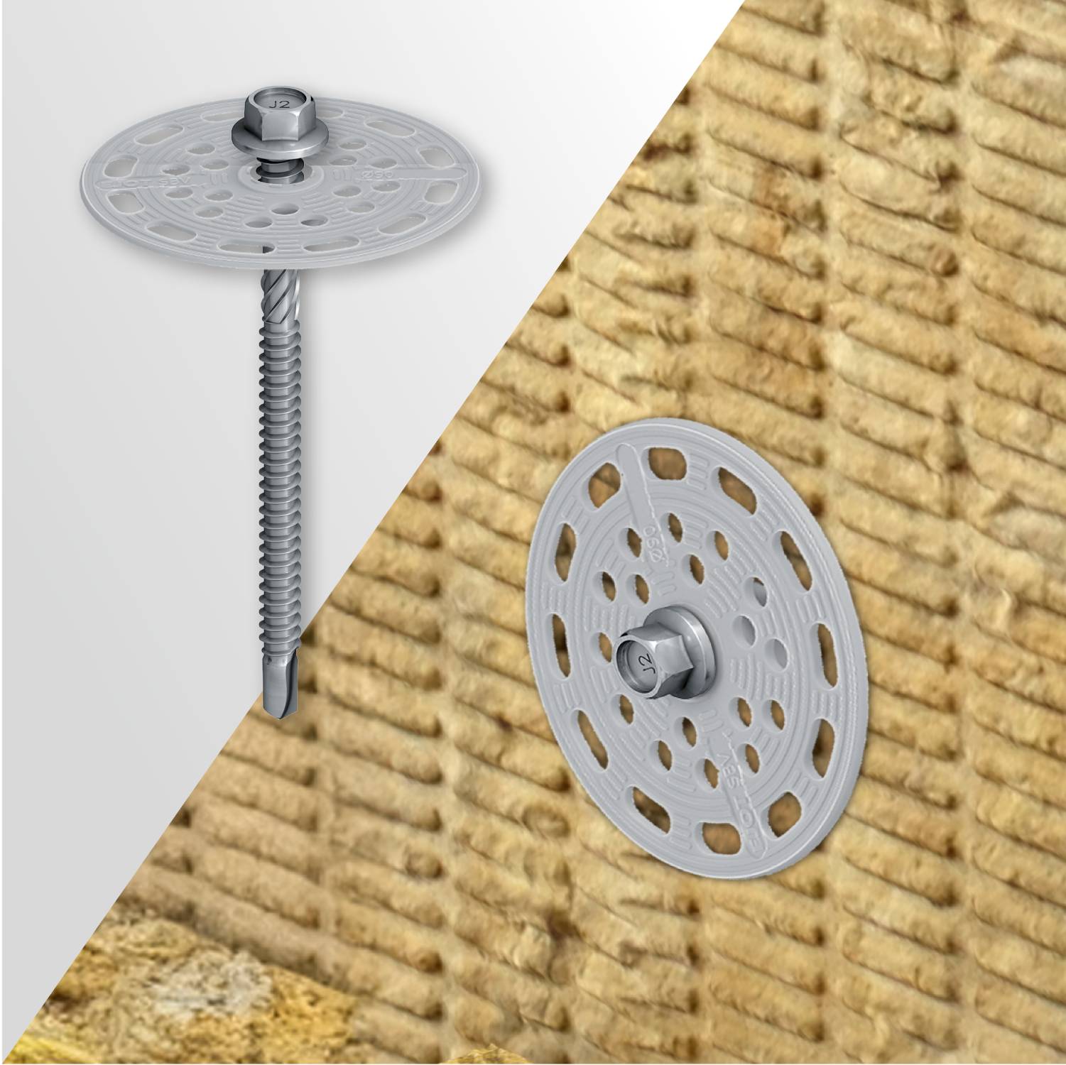 JT2 D6 Fastener with SBV Washer  - Case Hardened Steel Fastener