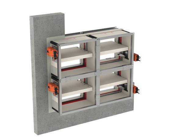 CU2/B - Large Rectangular EIS Fire Damper  - Maximum Four Individual Fire Dampers