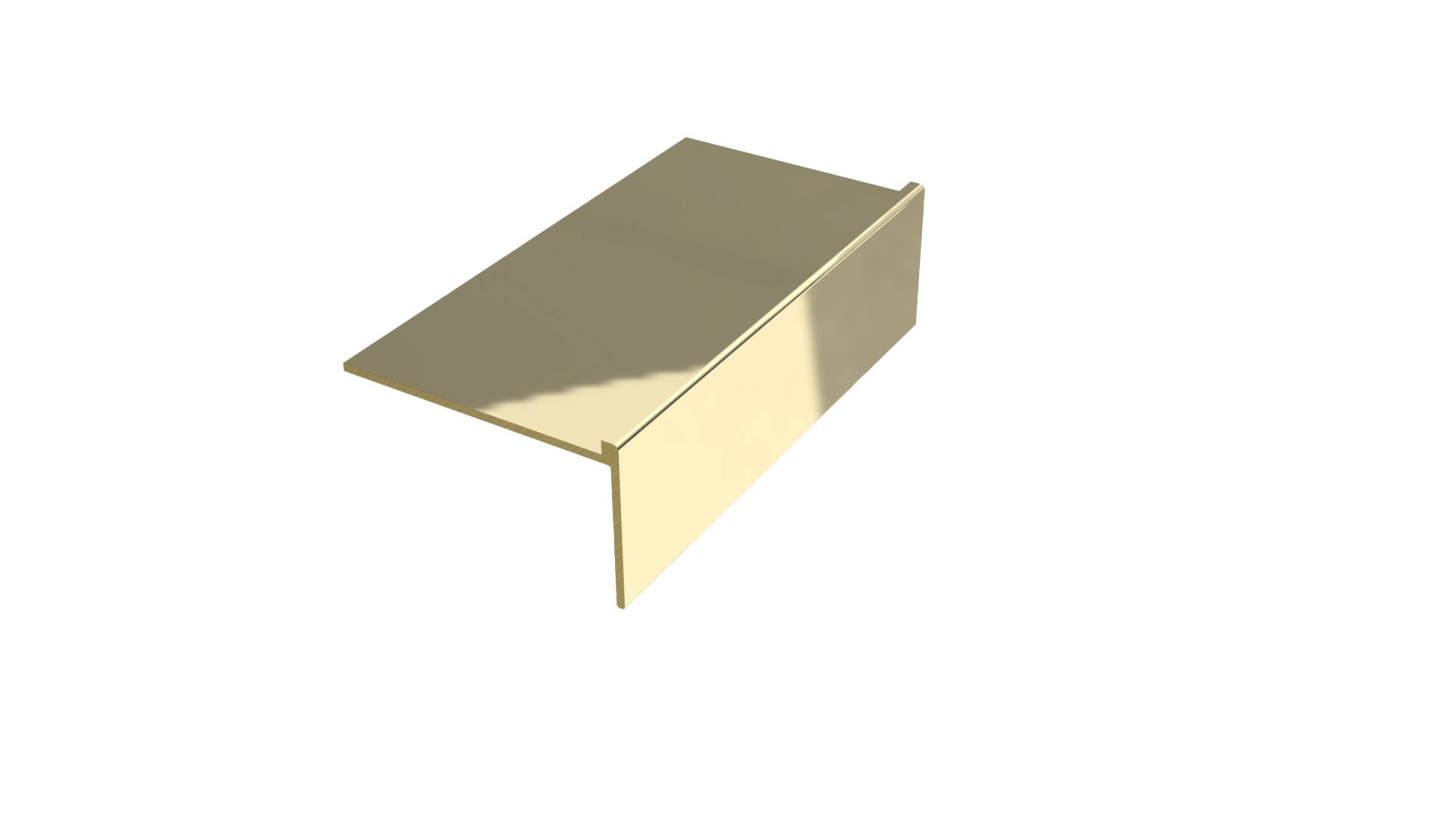 Brass LVT Stair Edge Profiles
