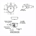 Edit R 45cm Semi-Countertop Washbasin - Washbasin