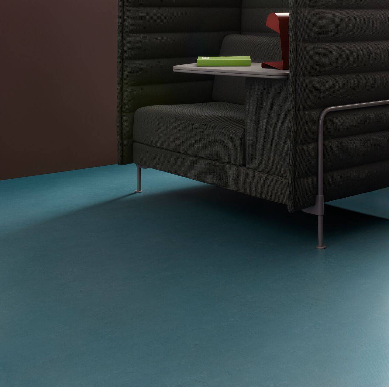 Marmoleum Solid Concrete - Linoleum sheet flooring