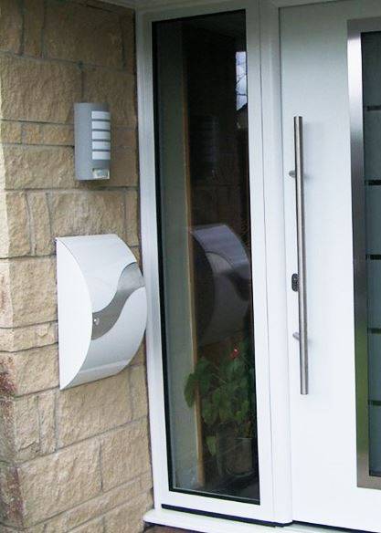 MEFA Wave Mailbox - Curved Designer Led  - Designer Led Mailbox - Curved