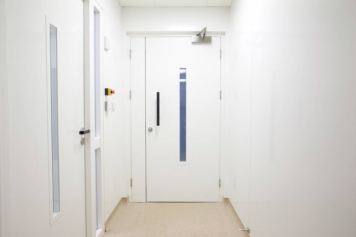 Altro Whiterock hygienic doorsets™