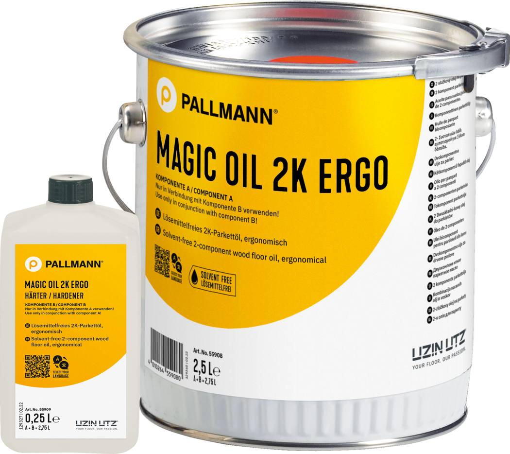 PALLMANN Magic Oil 2K Original Wood Flooring Oil - Wood Floor Oil-Wax Combination