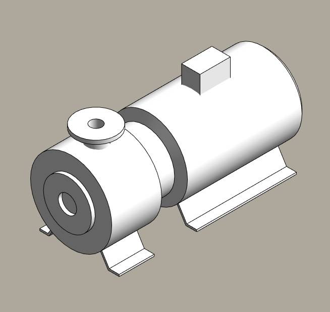 Close coupled end suction pumps