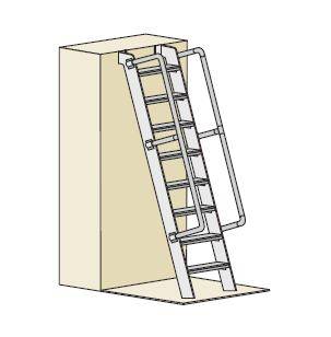 Ships Companion Way Ladders - SHP-S - Fixed Companionway Ladder