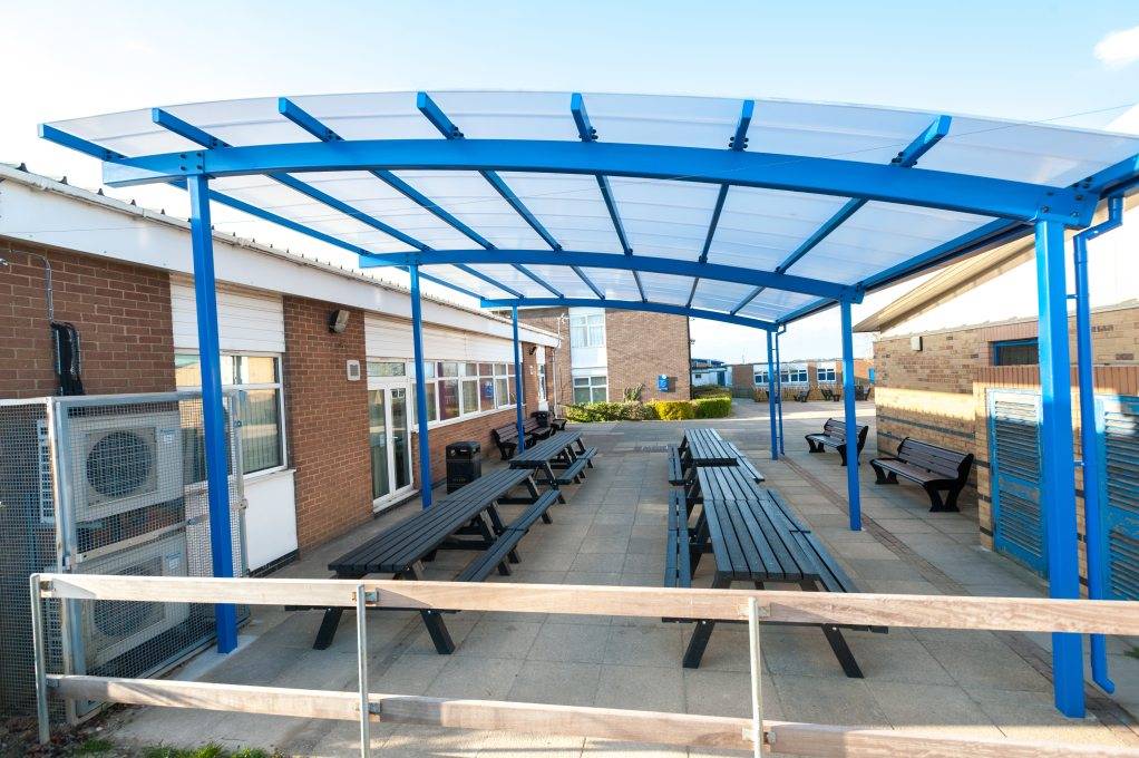 Motiva Mono™ - Curved Polycarbonate Roof Canopy - Canopy