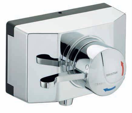 Thermostatic Exposed Shower Valve OP TS1503 SCL C