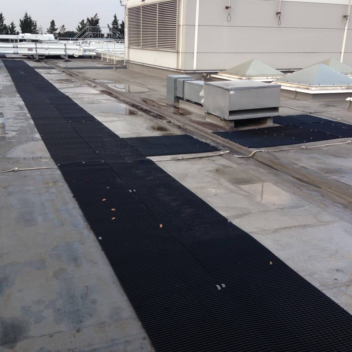 DukMat® Linear Rooftop Safe Access Walkway - PVC Walkway Matting