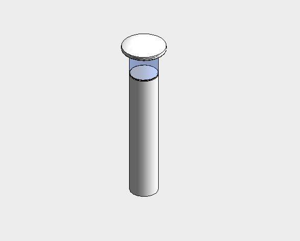 Steel lighting bollards - surface mounted