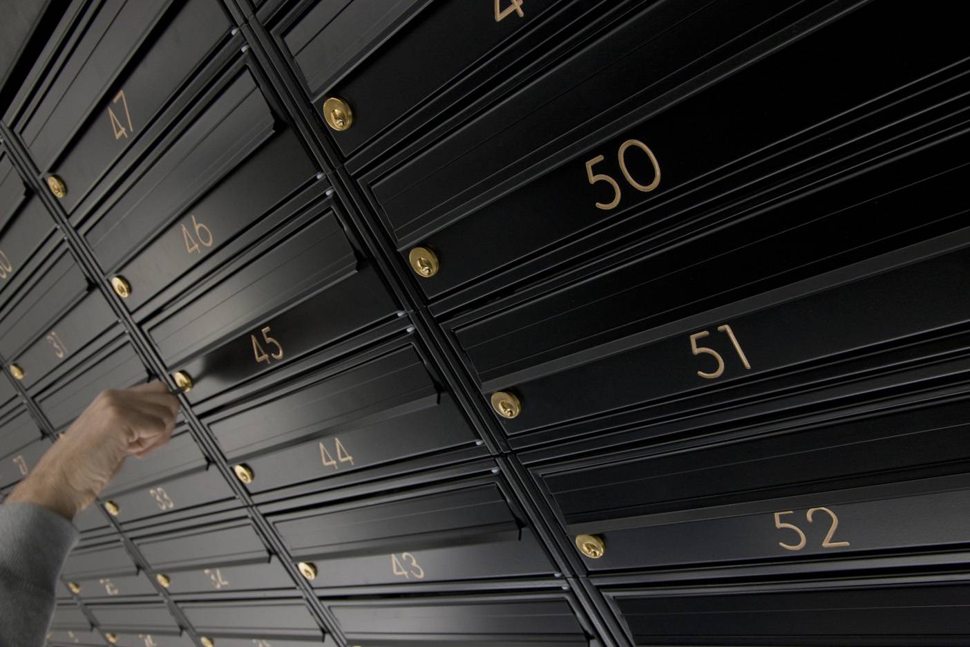 H1 Lateral Mailbox - Horizontal Steel Mailbox