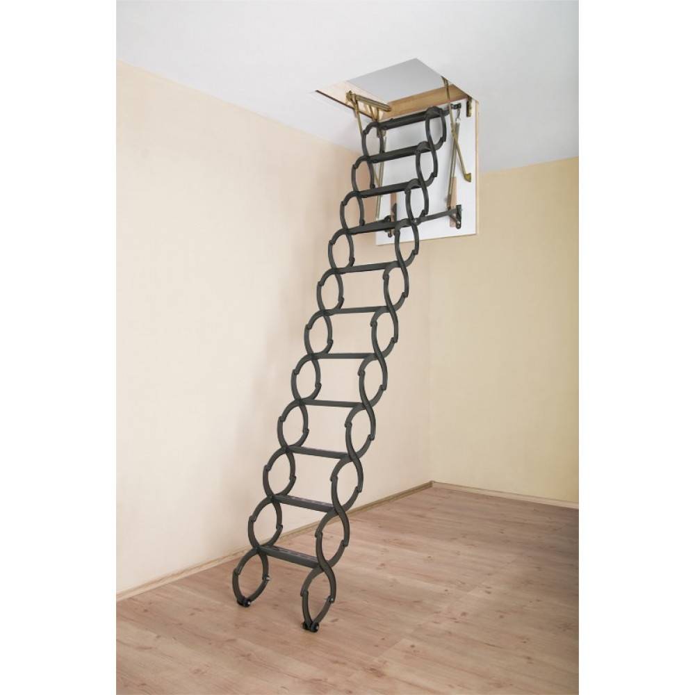 Fakro Loft Hatch with Ladder | LSF Fire Rated Metal Loft Hatch with Ladder   - Metal Loft Ladder