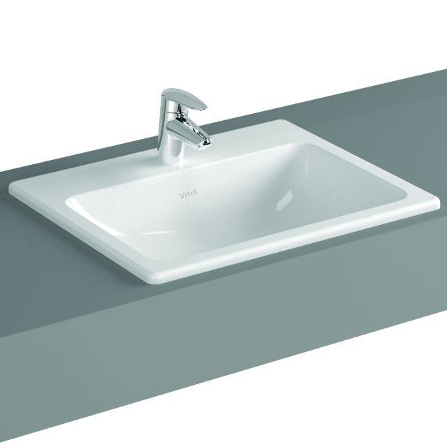 VitrA S20 Counter-top Basin, 55 cm, Square, 5465