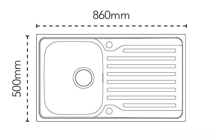 Lomond 90 - Stainless Steel Sink