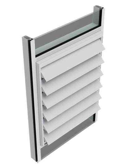 Opensky Wall AOV Smoke Ventilator - Louvred Smoke & Natural Ventilator NSHEV