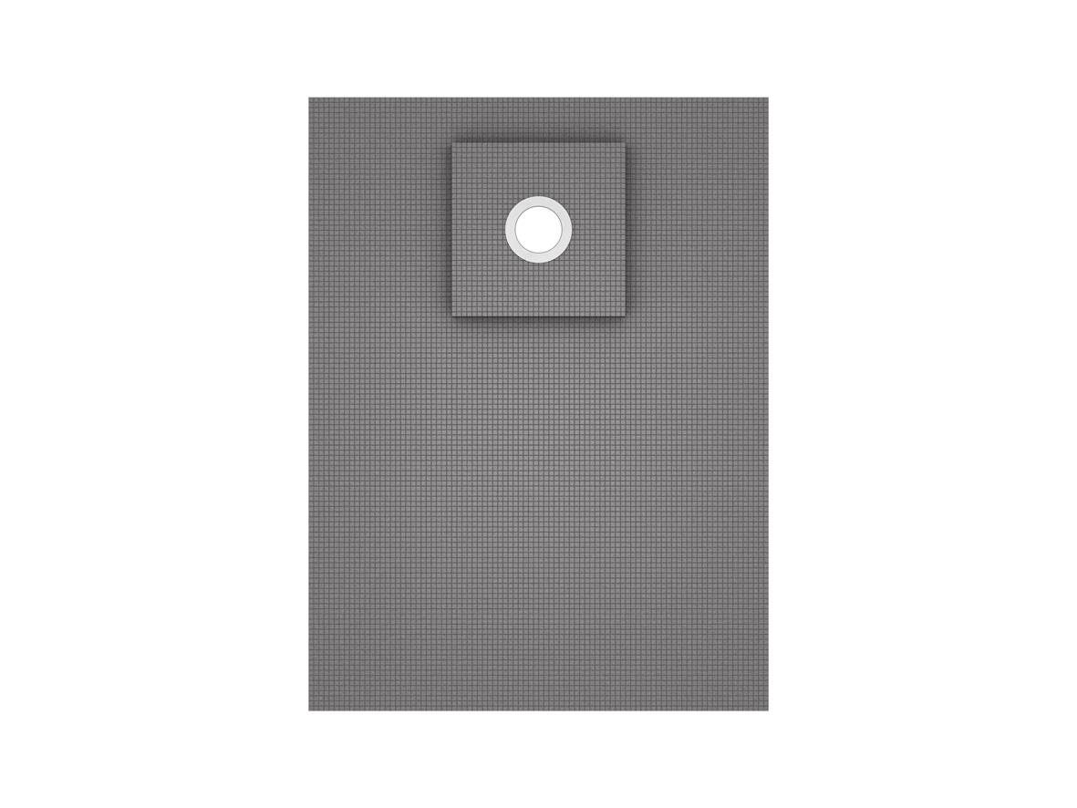 wedi Fundo Ligno Shower Element, Offset Drain - shower tray former