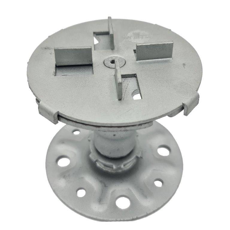 Adjustable Pedestal for Paving or Decking - MetalPad EX - Decking and paving pedestal