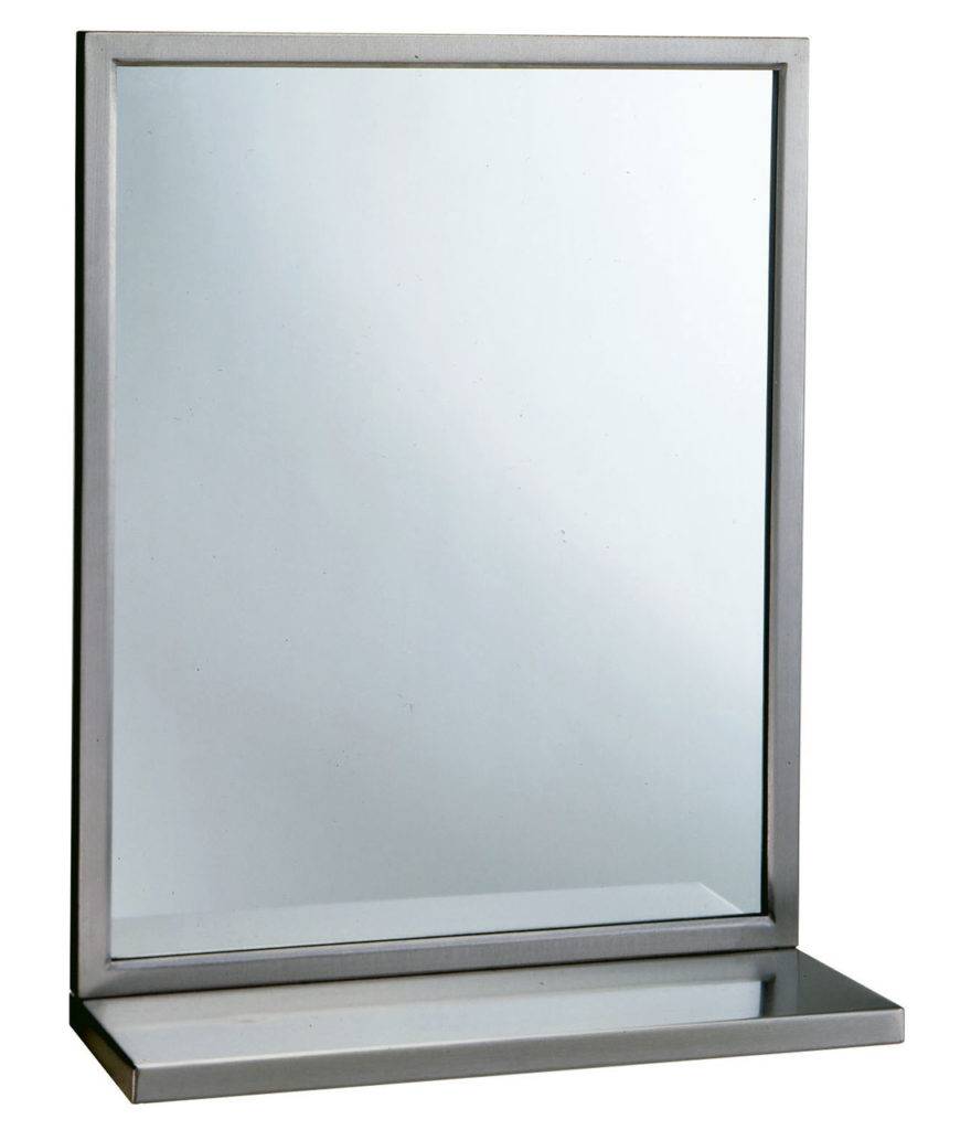 Welded-Frame Mirror/ Shelf Combination B-292 1836