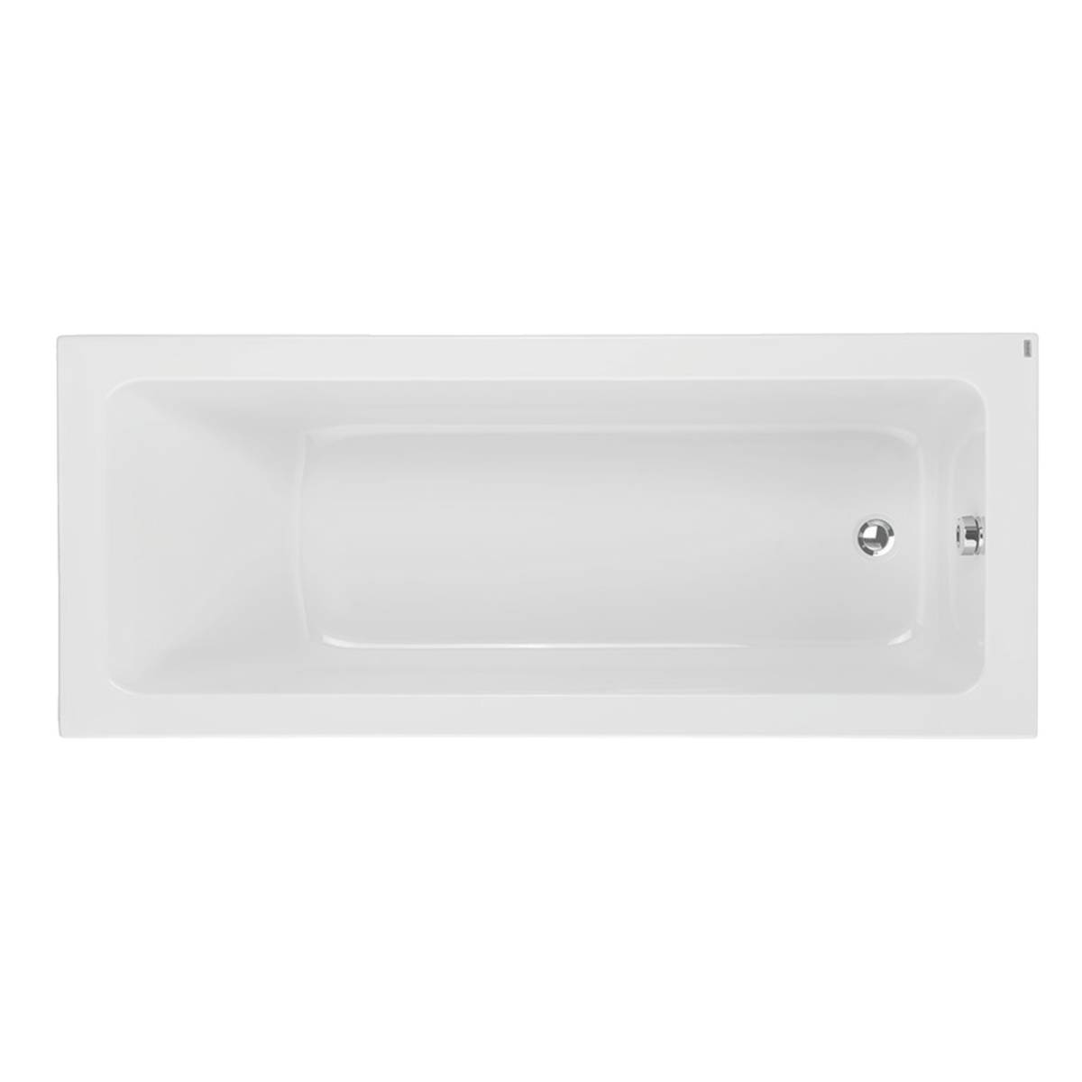 Twyford Aspect Rectangular Bathtub with Low Water Capacity, with Legs, for Heat  Exchanger