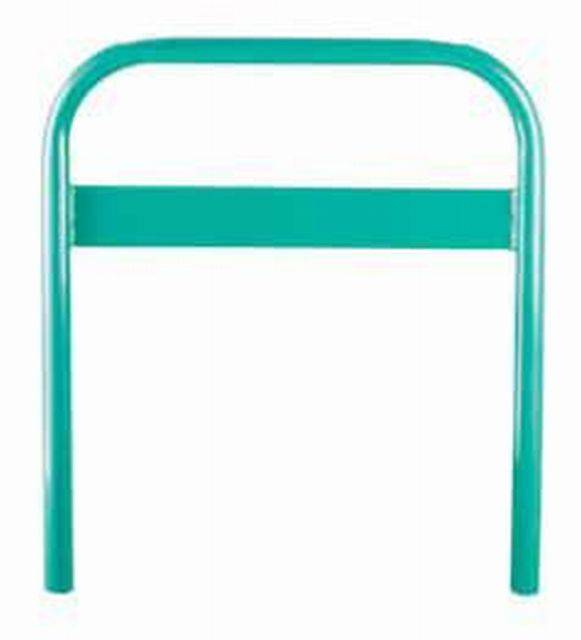 Ollerton Sheffield Cycle Stand with Sign Strip - Galvanized Steel