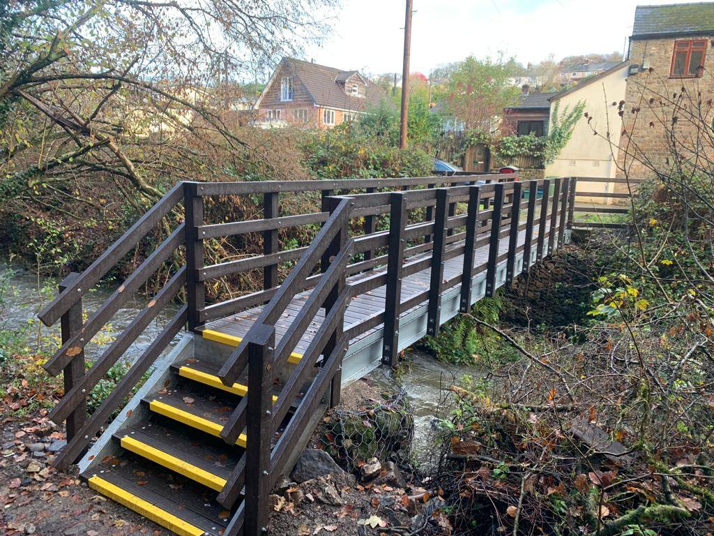 Bison Pedestrian Bridge  - Bridge