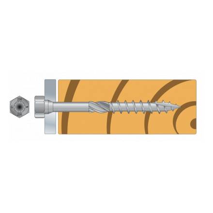 SSH Hexagon Head Connector Screw Impreg + Service Class 3