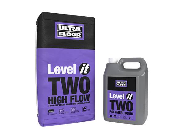 Level IT Two: High Flow, Two-Component, Smoothing Underlayment