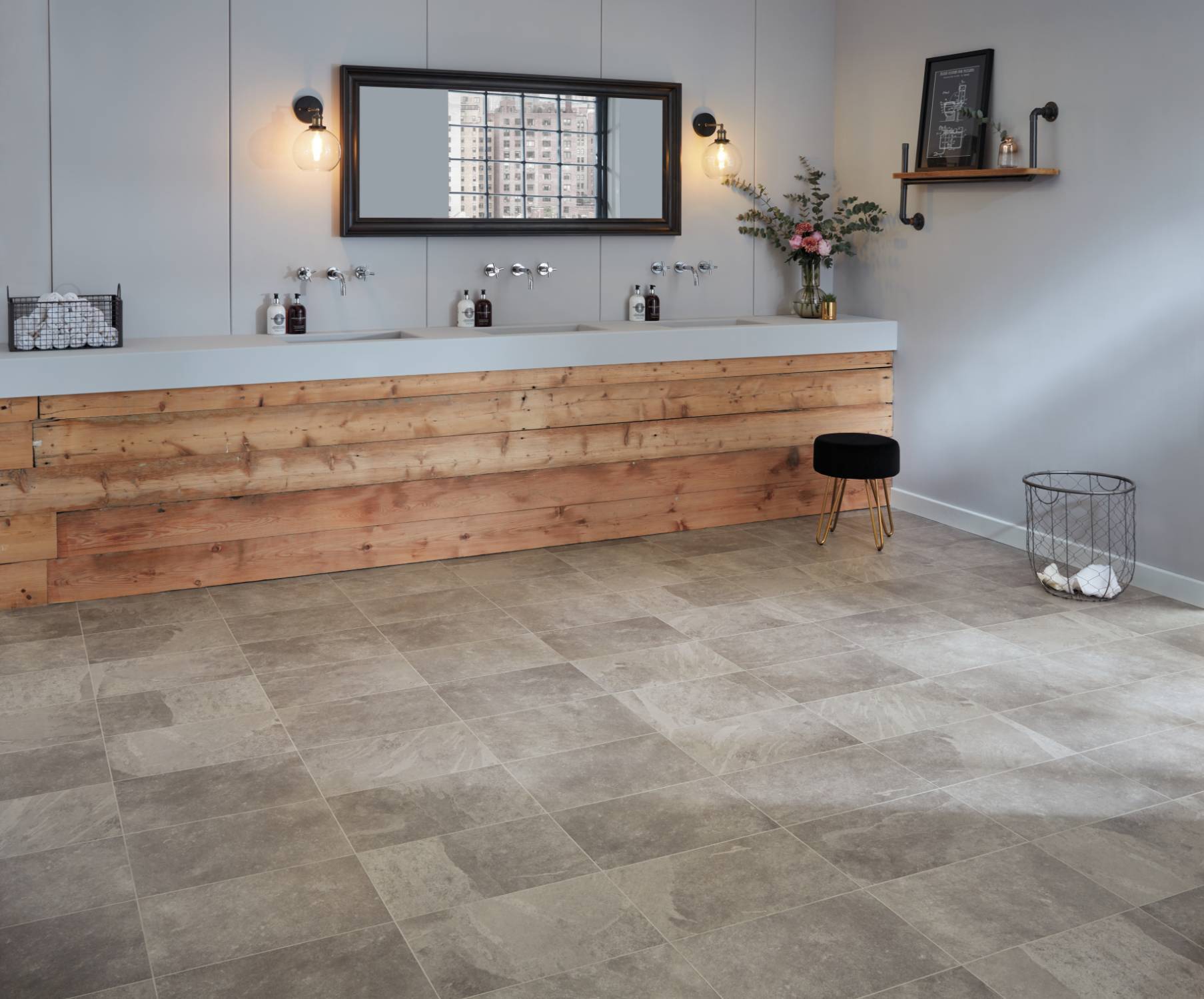 Karndean Knight Tile: Gluedown LVT - Luxury Vinyl Flooring