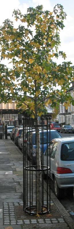 Vertical Steel Tree Guards - 'The Lakes' Range