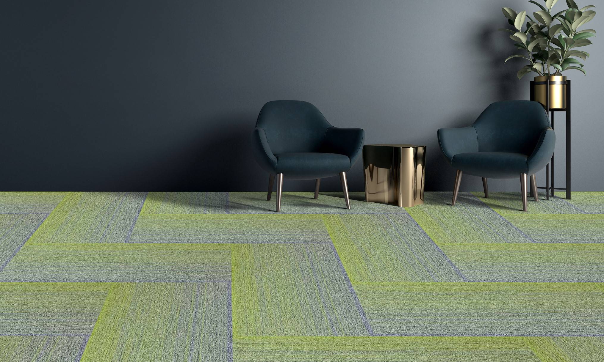 Jazz Synth Nylon Loop Pile Carpet Tile - Nylon Loop Pile Carpet tiles