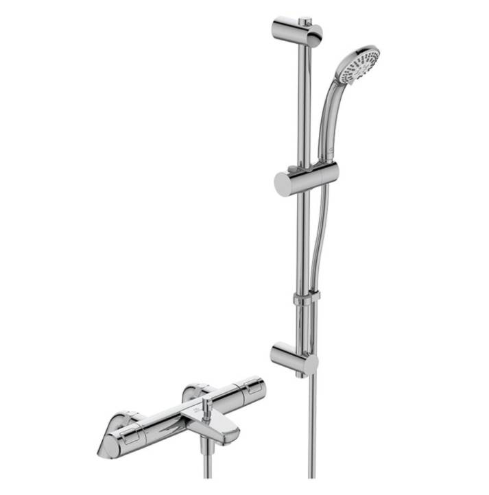 Ceratherm T25 Exposed Thermostatic Rim Mounted Bath Shower Mixer Pack