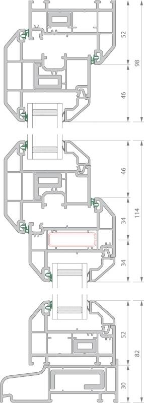 Traditional 2500 Casement Window - C5 Opener/Fixed 