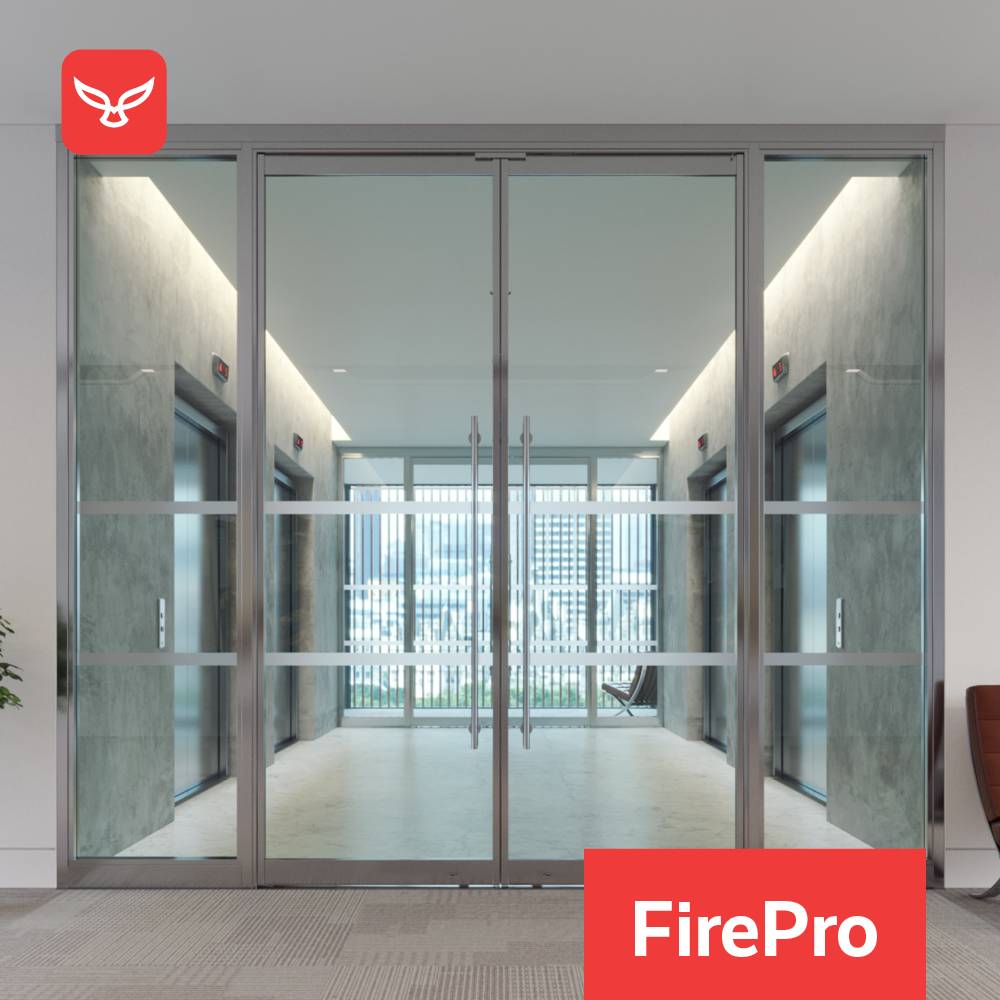 FirePro Ei30 Single Glazed Partition System And Doorset