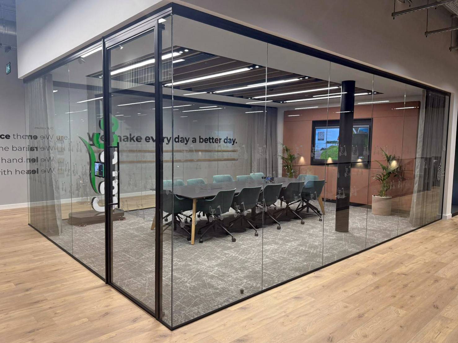 Silence Single Glazed Partitions - Office/ Meeting Space Partition Systems