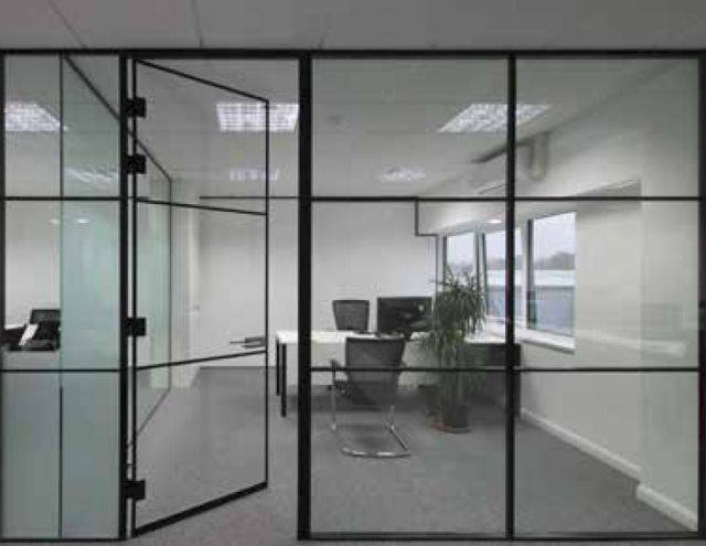 Pure 54 Double Glazed Panel 54mm Glass Partition System