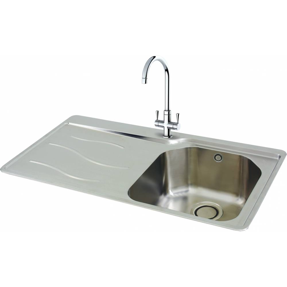  Carron Phoenix Maui Bowl Stainless Steel Sink - Inset Kitchen Sink