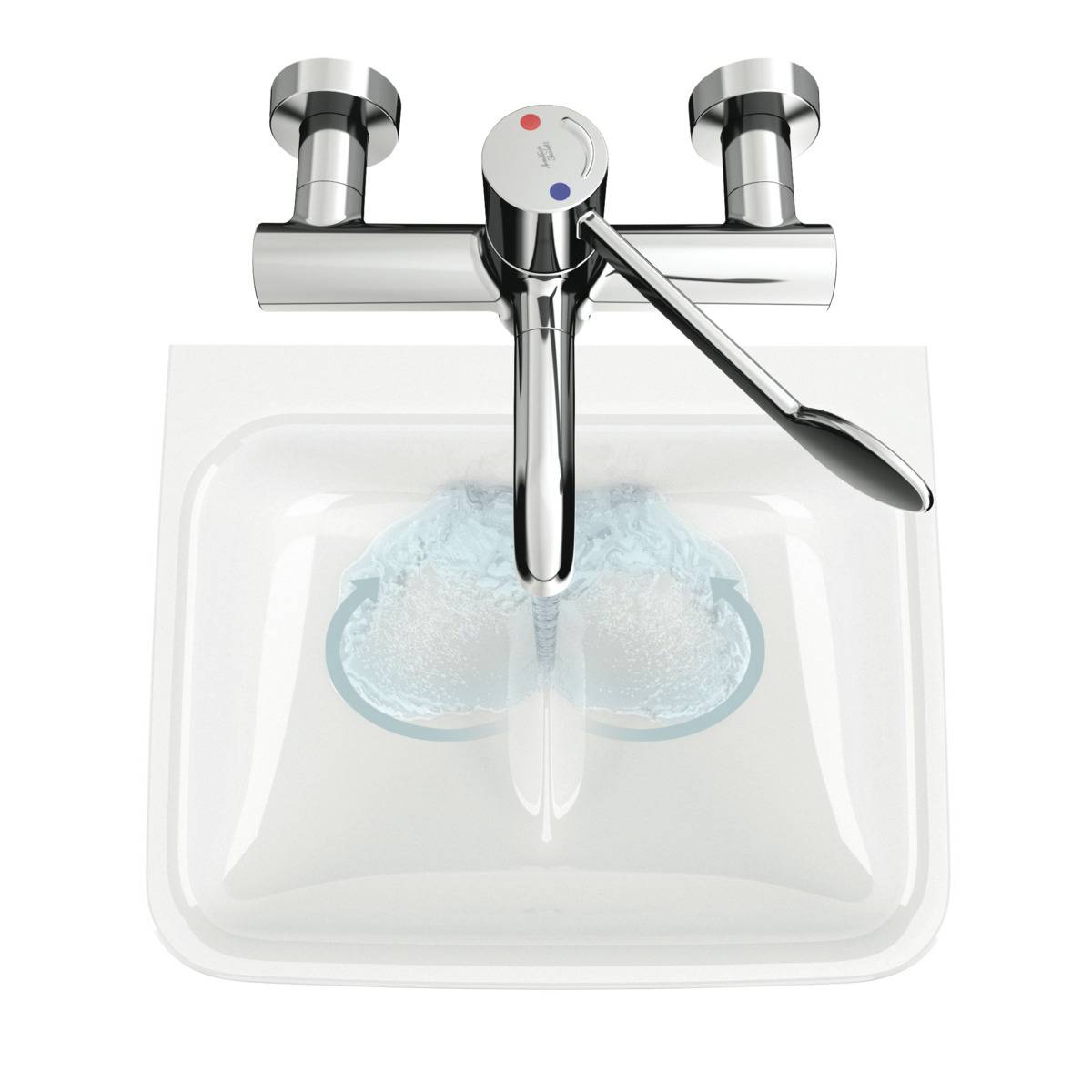 HBN 00-10 HTM64 (LB H M) Contour 21+ 50cm Back Outlet Washbasin - Washbasin